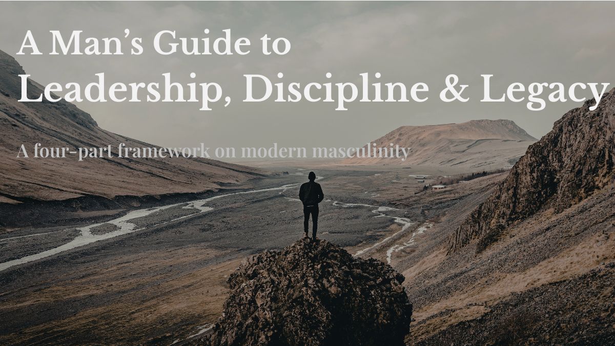 Masculine leadership discipline and legacy represented through calm direction